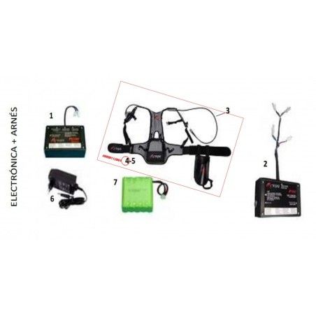 ARNÉS COMPLETO ARVIPO PARA TIJERA PS100 (ref: 4000112001)- motoscamara