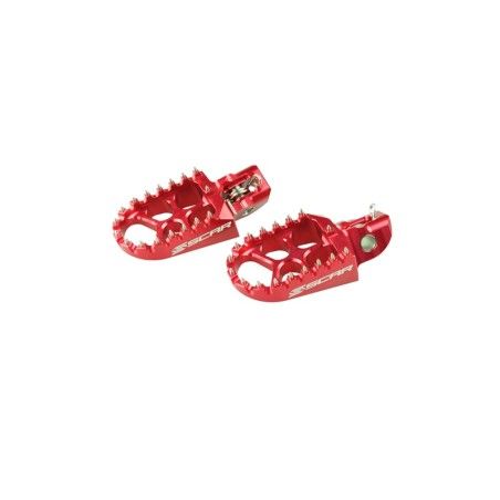 Estriberas SCAR EVO - Rojo - motoscamaralweb.com