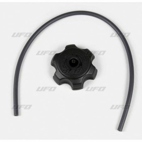 Tapón depósito UFO negro tipo Kawasaki KX - motoscamaralweb.com