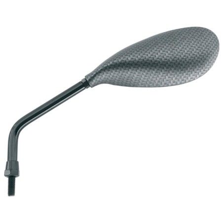 Retrovisor izquierdo universal V PARTS Ovoide M10 carbon look M2 - motoscamaralweb.com