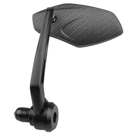 Retrovisor izquierdo universal V PARTS al puño carbon look (no homologado) - motoscamaralweb.com