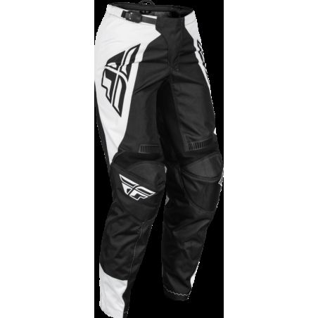Pantalón mujer FLY RACING F-16 - Negro / Blanco - motoscamaralweb.com
