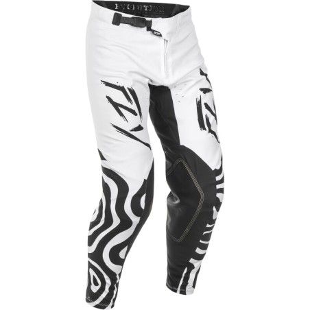 Pantalón FLY RACING Evolution DST L.E. Abyss - Blanco / Negro - motoscamaralweb.com