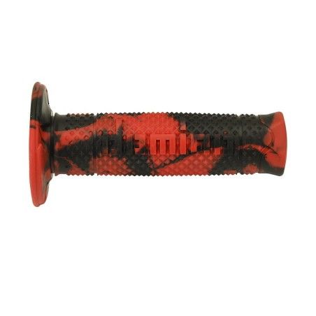 Puños off road DOMINO Snake rojo/negro A26041C96A- motoscamaralweb.com