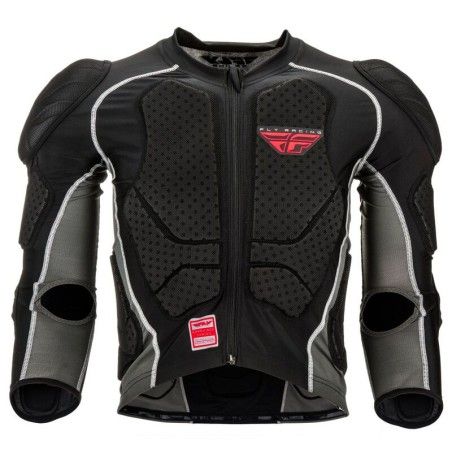 Peto integral FLY RACING Barricade (con cremallera) - Negro - motoscamaralweb.com