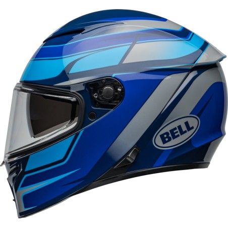 Casco BELL Lithium Mips - Podium Gloss Blues - motoscamaralweb.com