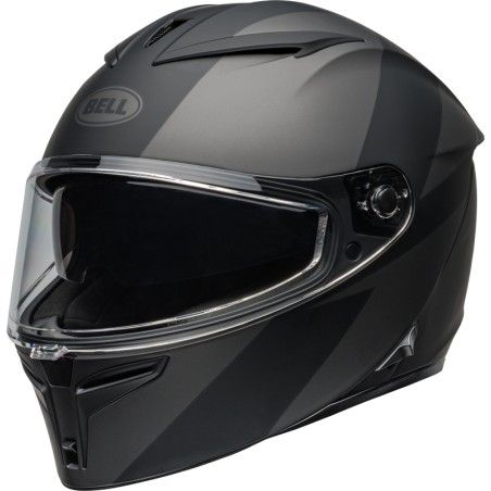Casco BELL Lithium - Shear Matte Black Metallic Black - motoscamaralweb.com