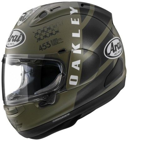 Casco ARAI RX-7V EVO Maverick Oakley - Replica - motoscamaralweb.com