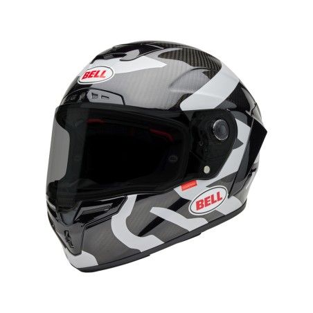 Casco BELL Race Star DLX - Hello Cousteau Equidae Matte Gloss Black/Gray - motoscamaralweb.com