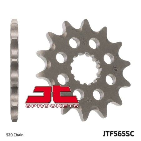 Piñón JT SPROCKETS acero autolimpiable 565 - Paso 520 - motoscamaralweb.com