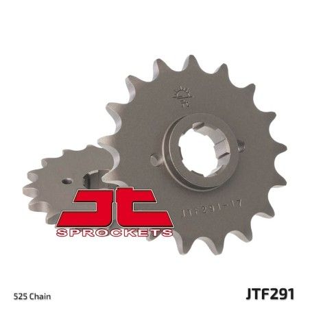 Piñon JT 291 de acero con 15 dientes - motoscamaralweb.com