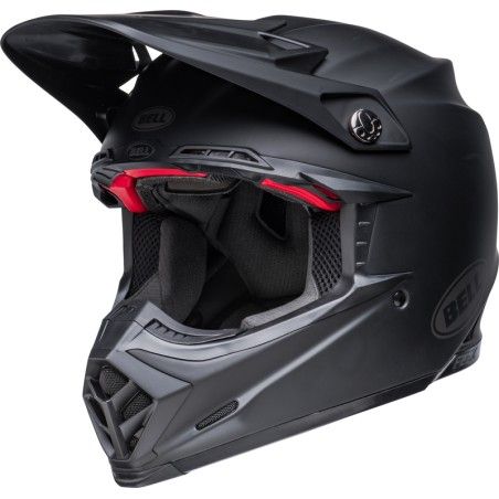 Casco BELL Moto-9s Flex Solid - Negro mate - motoscamaralweb.com