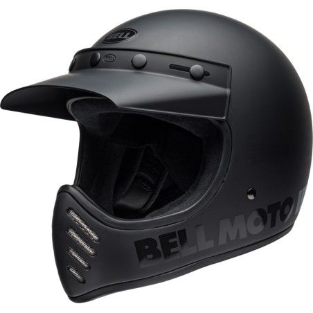 Casco BELL Moto-3 Classic - Blackout Mate/Brillo - motoscamaralweb.com