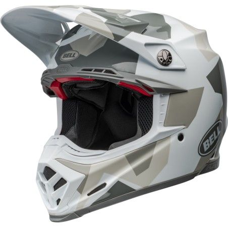 Casco BELL Moto-9S Flex - Rover Gloss White Camo - motoscamaralweb.com