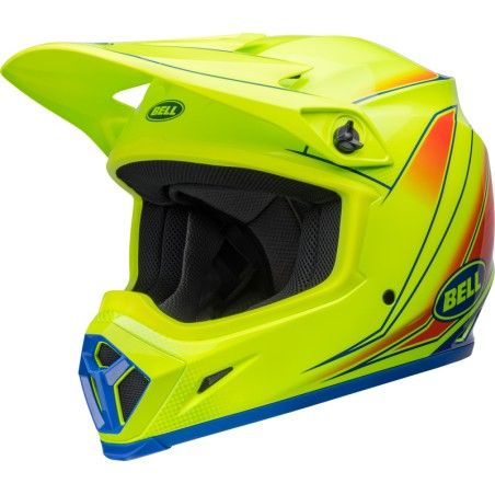 Casco BELL MX-9 Mips - Zone Gloss Retina Sear - motoscamaralweb.com