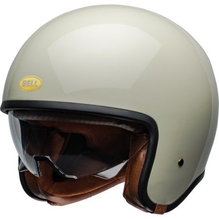 Casco BELL TX501 - Gloss Vintage White - motoscamaralweb.com