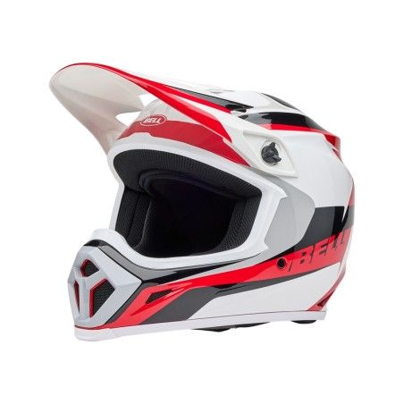 Casco BELL MX-9 Mips - Rift Gloss Red/White - motoscamaralweb.com