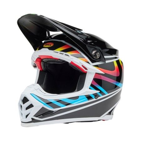 Casco BELL Moto-9S Flex - Drift Gloss Black Multi - motoscamaralweb.com