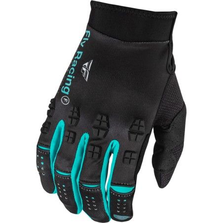Guantes FLY RACING Evolution DST S.E. Strobe - Negro / Electric Blue - motoscamaralweb.com