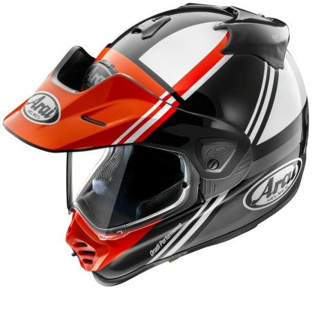 Casco ARAI TOUR-X5 Cosmic - rojo - motoscamaralweb.com