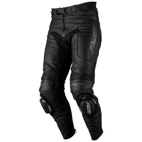 Pantalón de Piel (Mujer) RST S-1 CE Negro. Talla 10/S - motoscamaralweb.com