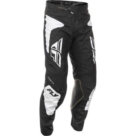 Pantalón FLY RACING Kinetic SYM - Negro / Blanco - motoscamaralweb.com
