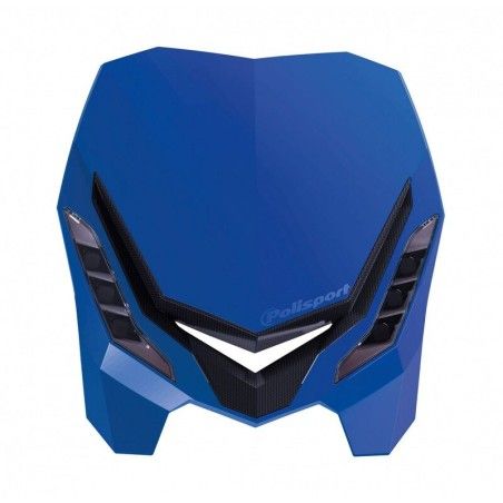 Careta con faro POLISPORT E-Blaze azul - motoscamaralweb.com