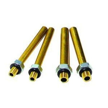 Kit adaptadores corto latón MOTION PRO Ø6mm - motoscamaralweb.com