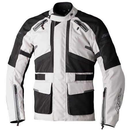 Chaqueta textil RST Endurance CE hombre - Plata / Negro - motoscamaralweb.com