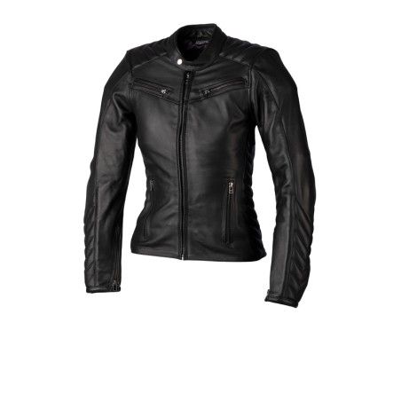 Chaqueta de Piel (Mujer) RST ROADSTER 3 CE Negro. Talla 8/XS - motoscamaralweb.com
