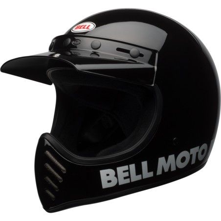 Casco BELL Moto-3 Classic - Negro brillo - motoscamaralweb.com