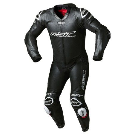 Mono de piel RST V4.1 Evo Kangaroo Airbag CE hombre - Negro - motoscamaralweb.com