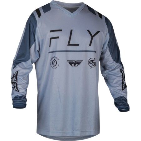 Camiseta FLY RACING F-16 - Artic Grey / Stone - motoscamaralweb.com