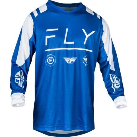 Camiseta FLY RACING F-16 - True Blue / Blanco - motoscamaralweb.com
