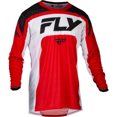 Camiseta FLY RACING Lite - Rojo / Blanco / Negro - motoscamaralweb.com