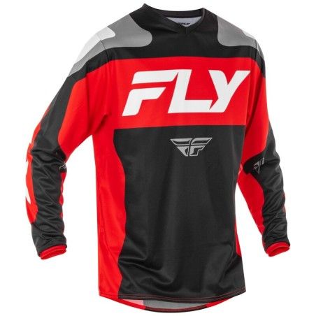 Camiseta FLY RACING F-16 - Negro / Rojo / Blanco - motoscamaralweb.com