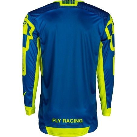 Camiseta FLY RACING Lite L.E. Lancer - Navy / Hi-Vis - motoscamaralweb.com