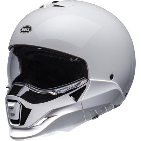 Casco BELL Broozer - Duplet Gloss White - motoscamaralweb.com
