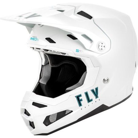 Casco FLY RACING Formula S Carbon Solid - Blanco - motoscamaralweb.com