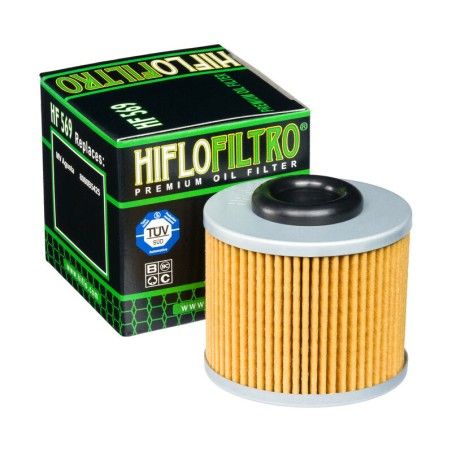 Filtro de aceite HIFLOFILTRO - HF569 - motoscamaralweb.com