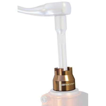 Llave SCAR 2 en 1 para desmontar tapones de horquilla WP - motoscamaralweb.com