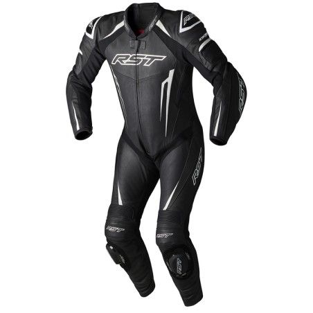 Mono de piel RST TracTech Evo 5 CE hombre - Negro /Blanco / Negro - motoscamaralweb.com