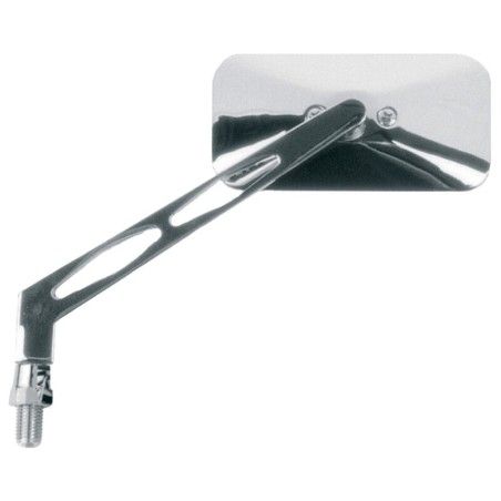 Retrovisor izquierdo universal V PARTS Custom rectangular - motoscamaralweb.com