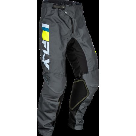 Pantalón FLY RACING Kinetic Prix - Ice Grey / Antracita / Hi-Vis - motoscamaralweb.com