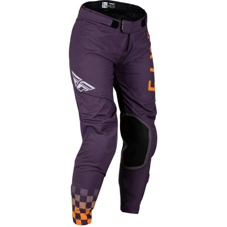 Pantalón mujer FLY RACING Lite - Deep Purple / Blanco / Neon Coral - motoscamaralweb.com