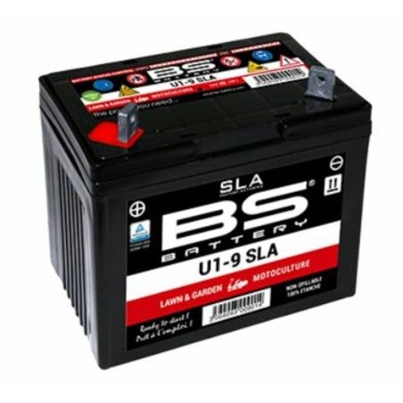Batería BS BATTERY SLA sin mantenimiento activada en fábrica U1-9 - motoscamaralweb.com