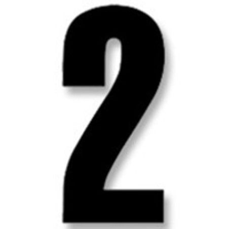 Numeros de carrera negro - Pack de 3 uds Blackbird Crystal5027/20/2 - motoscamaralweb.com