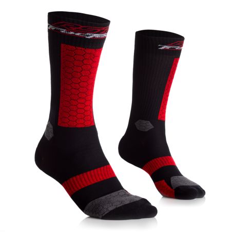 Calcetines RST TRACTECH Negro/Rojo. Talla L-XL/11-13 - motoscamaralweb.com