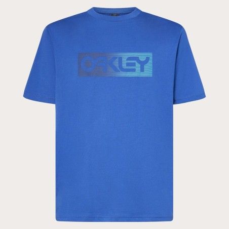 Camiseta OAKLEY Dual B1B Logo Tee - Crystal Blue - motoscamaralweb.com