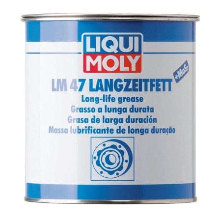 Lata 1kg de grasa de larga duración Liqui Moly LM 47 +MOS2 - motoscamaralweb.com